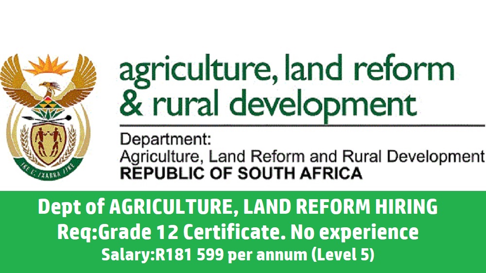 department of agriculture, land reform and rural development