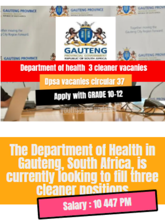 Dept of health High paying jobs that requires grade 10-12