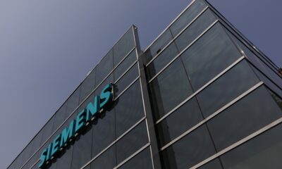 a logo of siemens is pictured on a building in mexico city